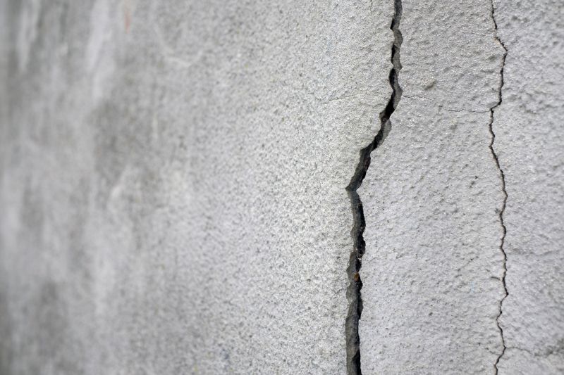 Cracked Concrete Wall